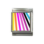 Colorful Multicolor Colorpop Flare Italian Charm (13mm)
