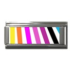 Colorful Multicolor Colorpop Flare Superlink Italian Charm (9mm)