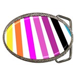 Colorful Multicolor Colorpop Flare Belt Buckles