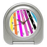 Colorful Multicolor Colorpop Flare Travel Alarm Clock