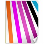 Colorful Multicolor Colorpop Flare Canvas 12  x 16 