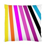 Colorful Multicolor Colorpop Flare Standard Cushion Case (One Side)