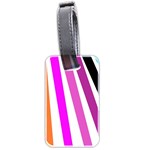 Colorful Multicolor Colorpop Flare Luggage Tag (two sides)