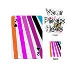 Colorful Multicolor Colorpop Flare Playing Cards 54 Designs (Mini)