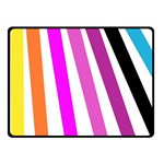 Colorful Multicolor Colorpop Flare Two Sides Fleece Blanket (Small)