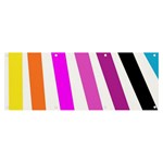 Colorful Multicolor Colorpop Flare Banner and Sign 8  x 3 