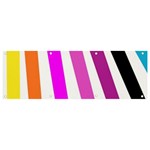 Colorful Multicolor Colorpop Flare Banner and Sign 9  x 3 