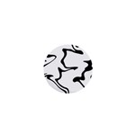 Black And White Swirl Background 1  Mini Magnets