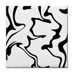 Black And White Swirl Background Face Towel