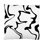 Black And White Swirl Background Standard Cushion Case (One Side)
