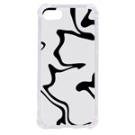 Black And White Swirl Background iPhone SE
