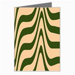 Swirl Pattern Abstract Marble Greeting Card