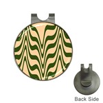 Swirl Pattern Abstract Marble Hat Clips with Golf Markers