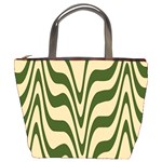Swirl Pattern Abstract Marble Bucket Bag