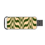 Swirl Pattern Abstract Marble Portable USB Flash (One Side)