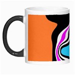 Liquid Warp Background Orange Blue Morph Mug
