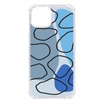 Boho Blue Deep Blue Artwork iPhone 14 TPU UV Print Case