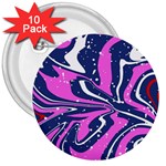 Texture Multicolour Grunge 3  Buttons (10 pack) 