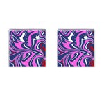 Texture Multicolour Grunge Cufflinks (Square)