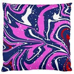 Texture Multicolour Grunge Large Premium Plush Fleece Cushion Case (One Side)