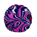 Texture Multicolour Grunge Standard 15  Premium Flano Round Cushions