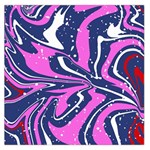 Texture Multicolour Grunge Square Satin Scarf (36  x 36 )