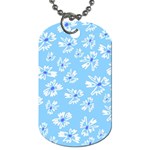 Flowers Pattern Print Floral Cute Dog Tag (One Side)