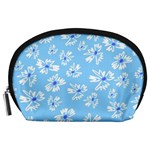 Flowers Pattern Print Floral Cute Accessory Pouch (Large)