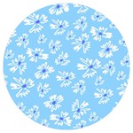 Flowers Pattern Print Floral Cute UV Print Acrylic Ornament Round
