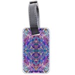 Cobalt arabesque Luggage Tag (two sides)