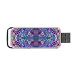 Cobalt arabesque Portable USB Flash (One Side)
