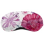 Violet Floral Pattern Sleep Mask