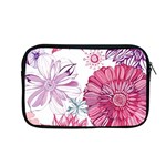 Violet Floral Pattern Apple MacBook Pro 13  Zipper Case
