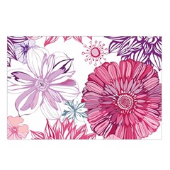 Violet Floral Pattern Waist Pouch (Small) from UrbanLoad.com Loop