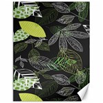 Leaves Floral Pattern Nature Canvas 18  x 24 