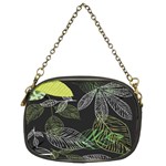 Leaves Floral Pattern Nature Chain Purse (Two Sides)