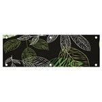 Leaves Floral Pattern Nature Banner and Sign 6  x 2 