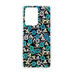 Blue Flower Floral Flora Naure Pattern Samsung Galaxy S20 Ultra 6.9 Inch TPU UV Case