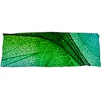 3d Leaves Texture Sheet Blue Green Body Pillow Case (Dakimakura)