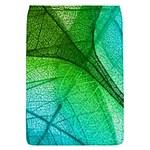 3d Leaves Texture Sheet Blue Green Removable Flap Cover (S)