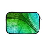 3d Leaves Texture Sheet Blue Green Apple MacBook Pro 13  Zipper Case