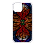 Fractal Floral Flora Ring Colorful Neon Art iPhone 14 TPU UV Print Case