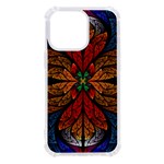 Fractal Floral Flora Ring Colorful Neon Art iPhone 13 Pro TPU UV Print Case