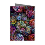 Floral Fractal 3d Art Pattern Mini Greeting Cards (Pkg of 8)