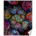 Floral Fractal 3d Art Pattern Canvas 16  x 20 