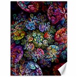 Floral Fractal 3d Art Pattern Canvas 36  x 48 