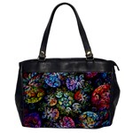 Floral Fractal 3d Art Pattern Oversize Office Handbag