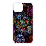 Floral Fractal 3d Art Pattern iPhone 13 TPU UV Print Case