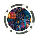 Wallet City Art Graffiti Poker Chip Card Guard (10 pack)
