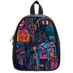 Wallet City Art Graffiti School Bag (Small)